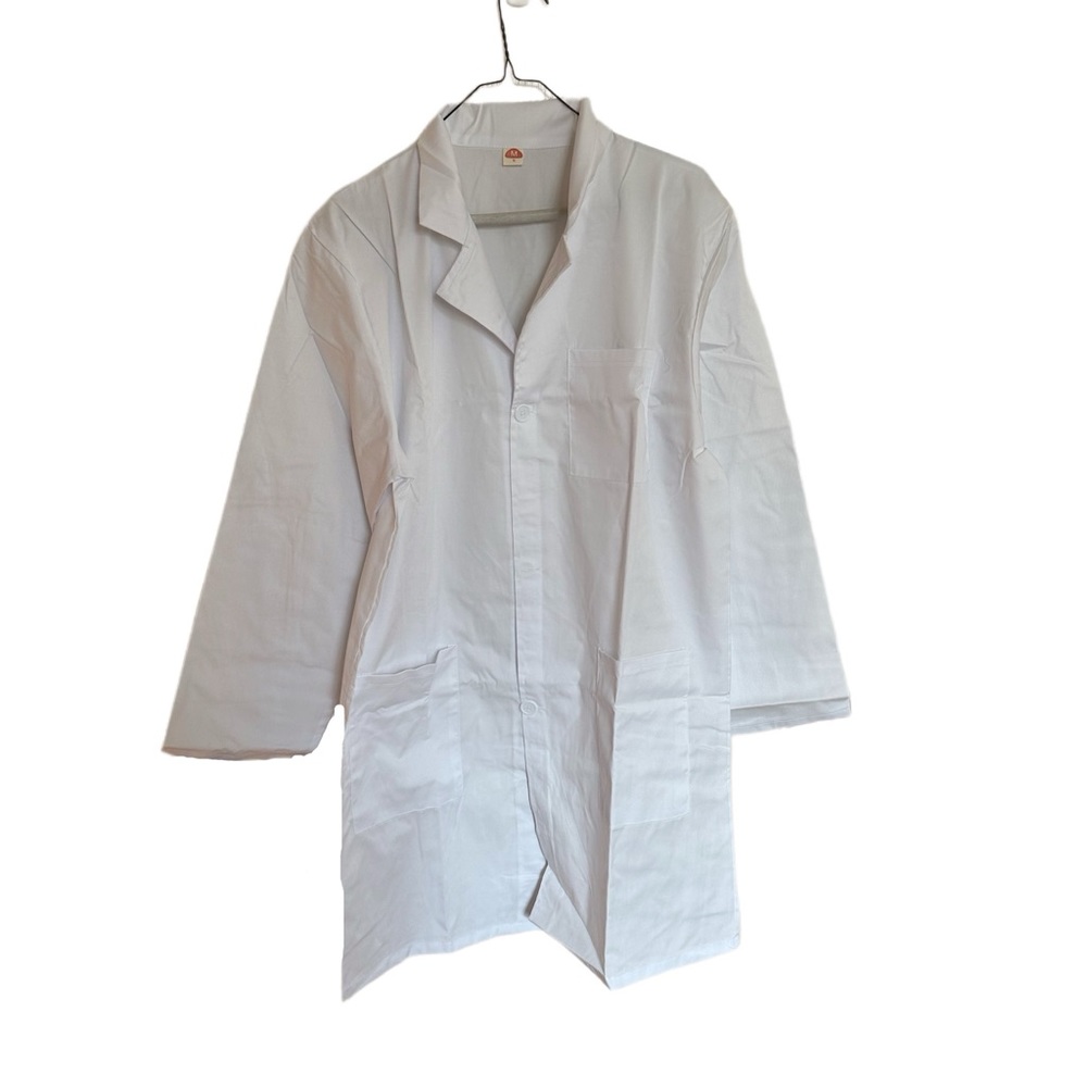 Unisex White Lab Coat